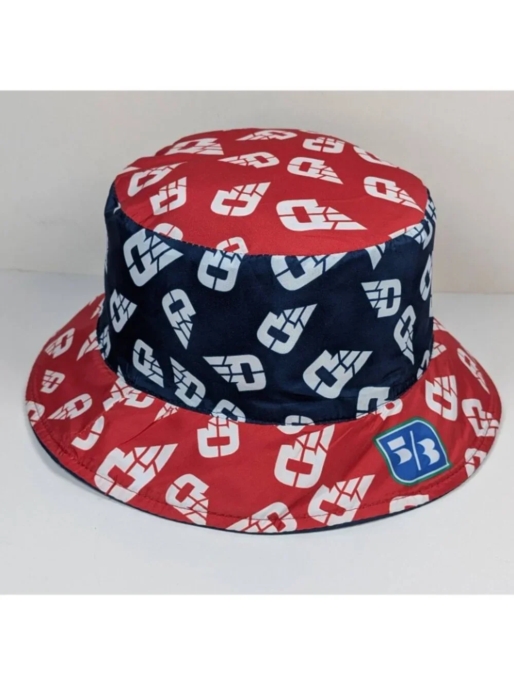 University of Dayton Flyers UD Bucket Hat Reversible Blue Red NCAA Ohio Cap